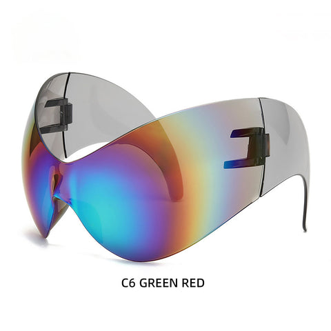 CardioFashion Female Futuristic Punk Sunglasses