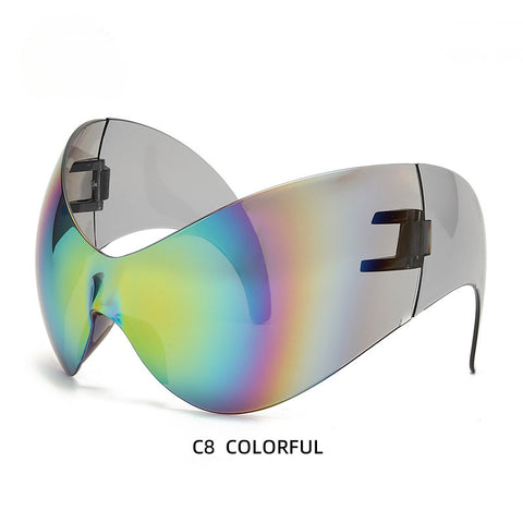 CardioFashion Female Futuristic Punk Sunglasses