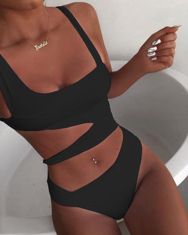 CardioFashion Female Unique Cutout One Pieces  Bikini