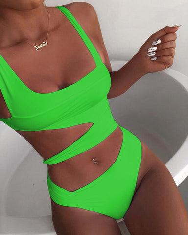 CardioFashion Female Unique Cutout One Pieces  Bikini