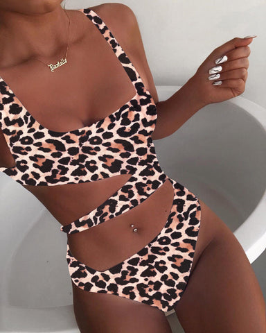 CardioFashion Female Unique Cutout One Pieces  Bikini