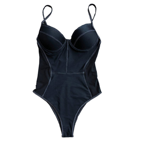 CardioFashione Female Sexy Mesh One-piece Swimsuits