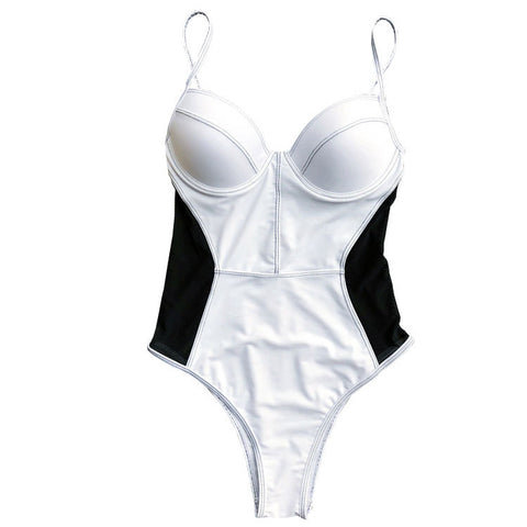 CardioFashione Female Sexy Mesh One-piece Swimsuits