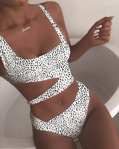 CardioFashion Female Unique Cutout One Pieces  Bikini