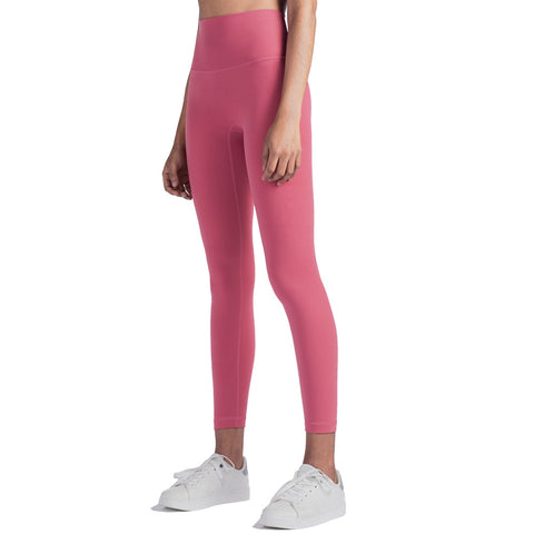 Cardio Fashion Female Tight, Hip-Lifting, High-Waisted Nude Yoga Pants