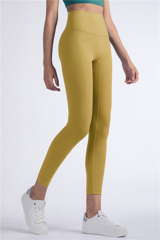 Cardio Fashion Female Tight, Hip-Lifting, High-Waisted Nude Yoga Pants