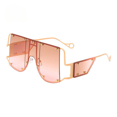 CardioFashion Female Studded Punk Sunglasses