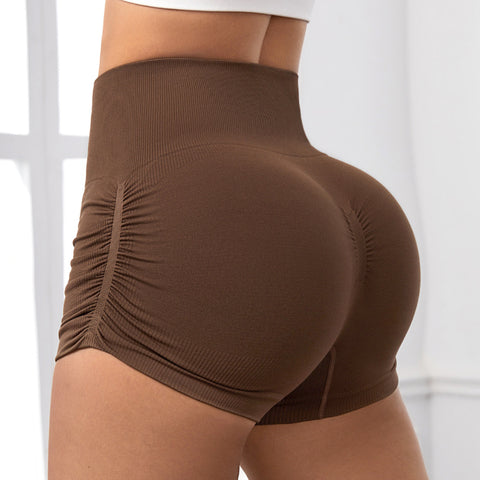 CardioFashion Female Ribbed Scrunch Bum Quick-drying Shorts