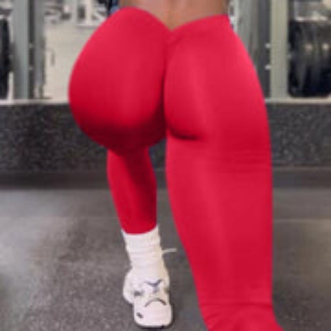 CardioFashion Female V Waist Peach Hip Leggings