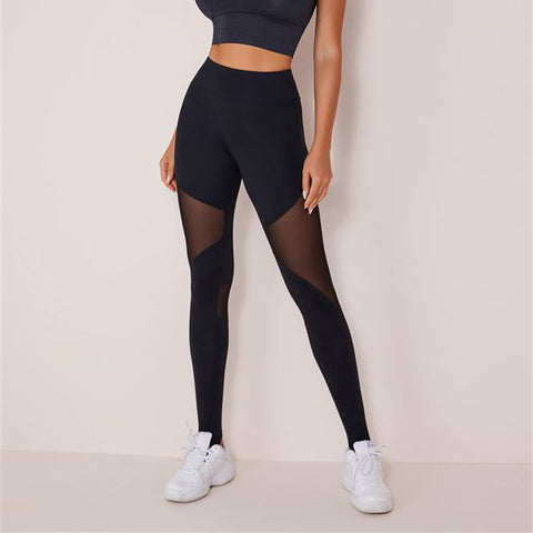 CardioFashion Female High-waist Mesh Leggings