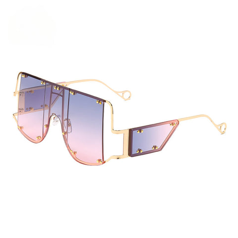 CardioFashion Female Studded Punk Sunglasses