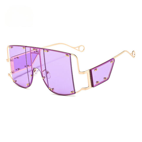 CardioFashion Female Studded Punk Sunglasses