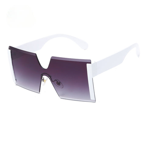 CardioFashion Female Rimless One Piece Sunglasses