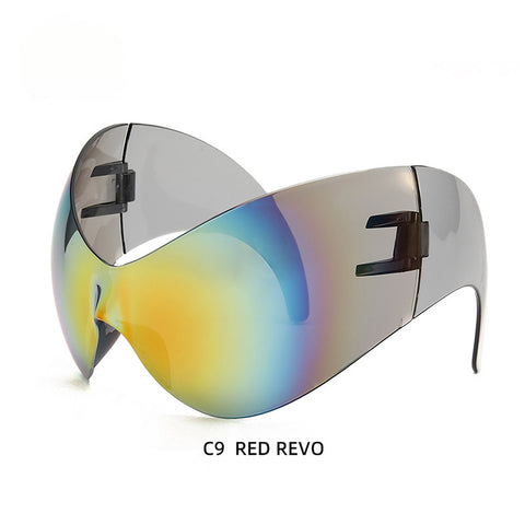 CardioFashion Female Futuristic Punk Sunglasses