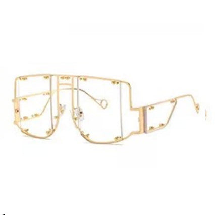 CardioFashion Female Studded Punk Sunglasses