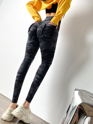 CardioFashion Female Camo Pocket Leggings