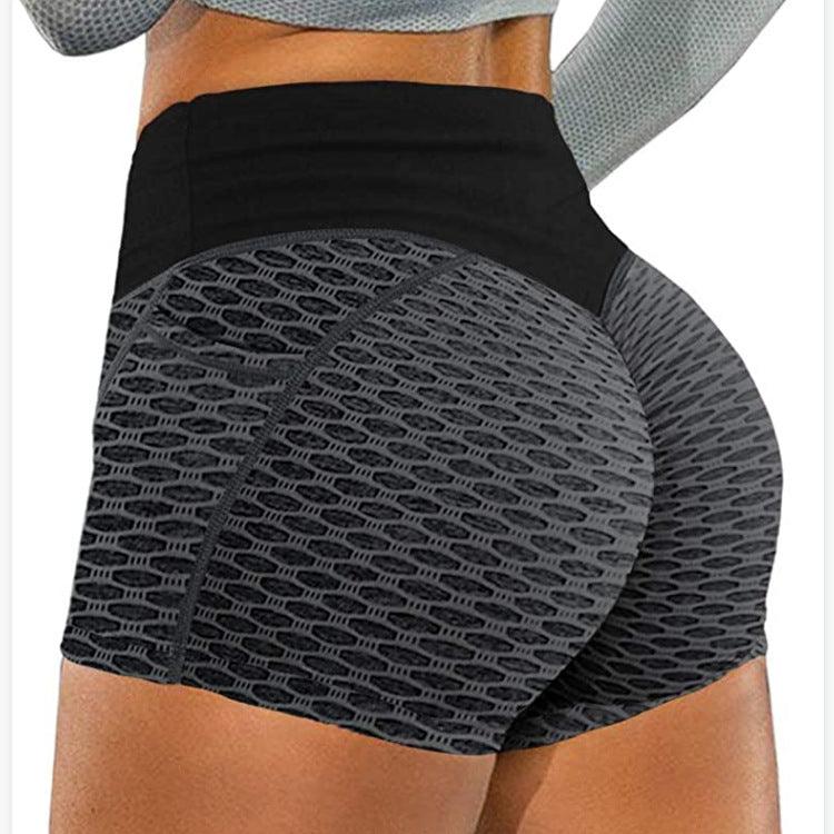 CardioFashion Female Honeycomb Pocket Peach Hip Shorts - Cardio Fashion