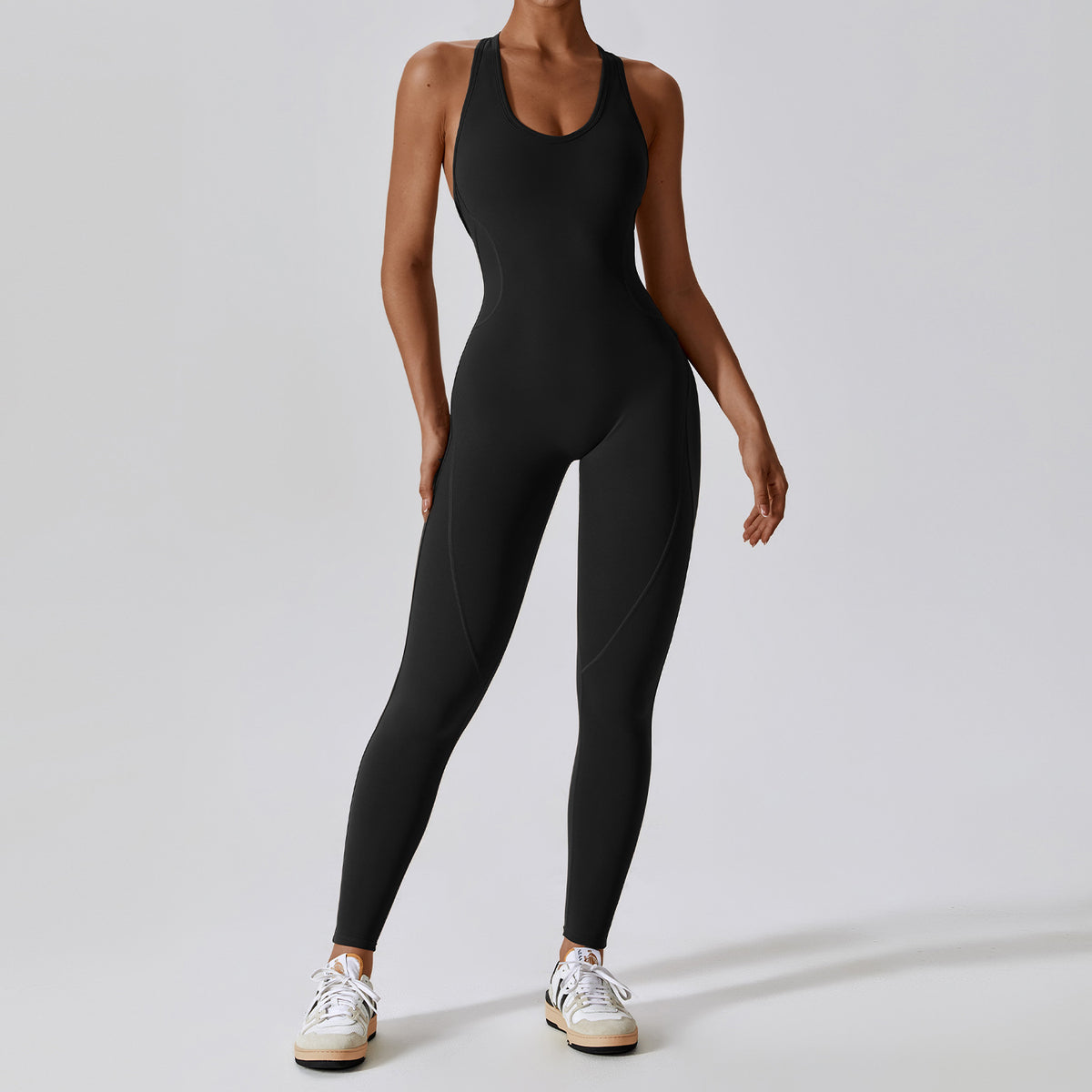 CardioFashion Female Body-Hugging All-In-One Jumpsuits