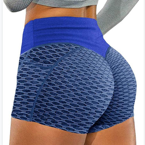 CardioFashion Female Honeycomb Pocket Peach Hip Shorts - Cardio Fashion