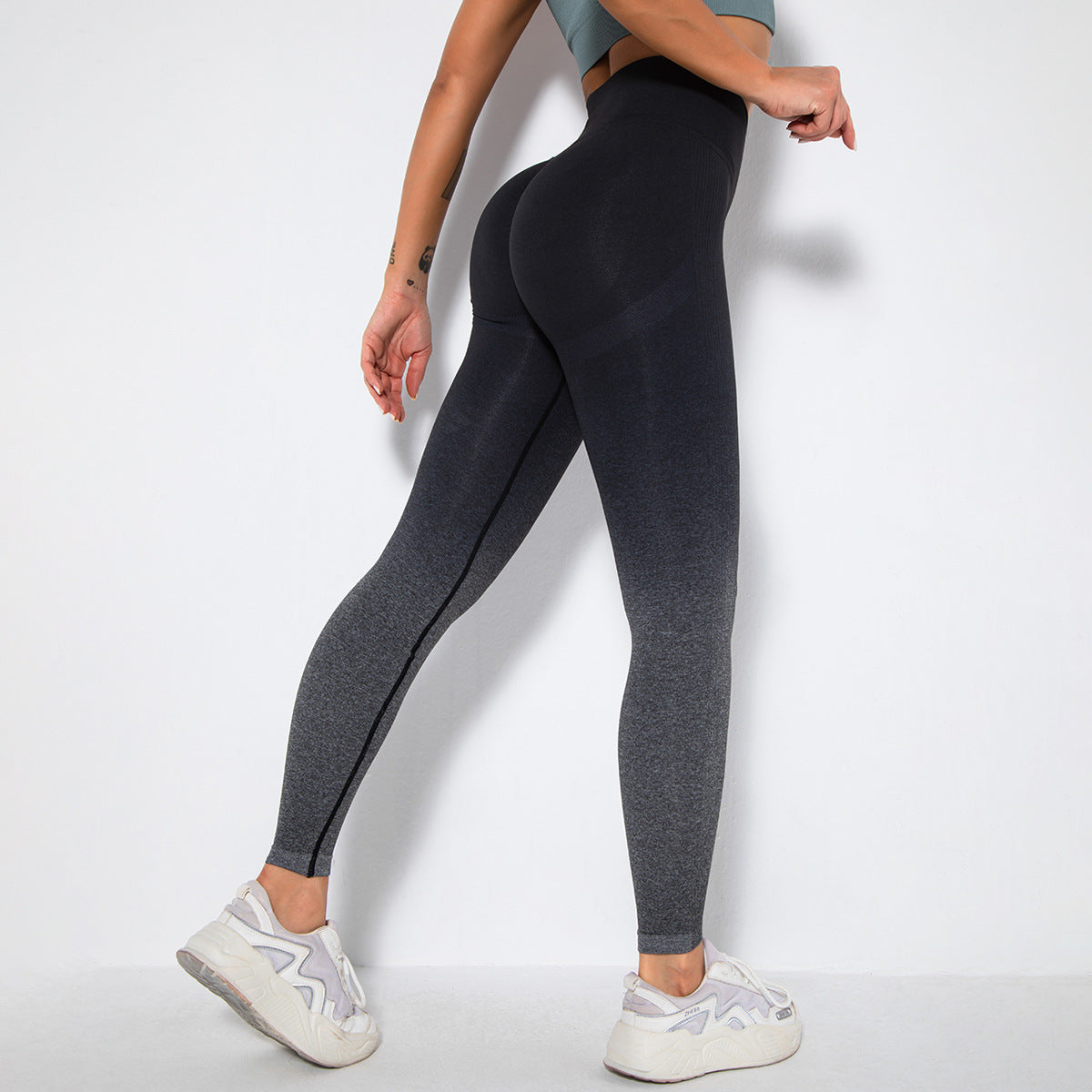 Cardiofashion Female Seamless Gradient Leggings