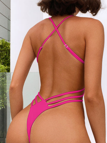 CardioFashion Female Sexy Cross Back Bikini