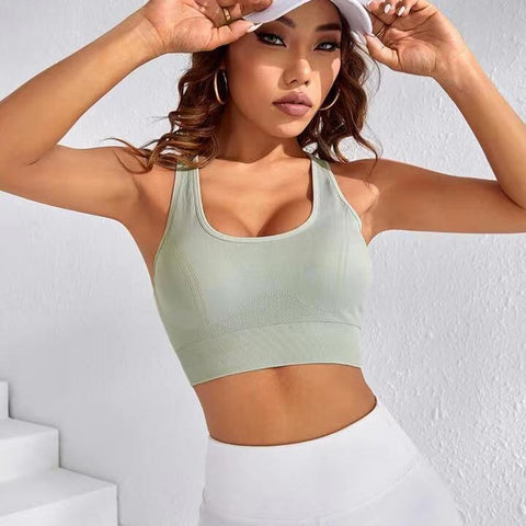 CardioFashion Female  Tank Top Pocket Sports Bra