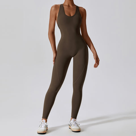 CardioFashion Female Body-Hugging All-In-One Jumpsuits