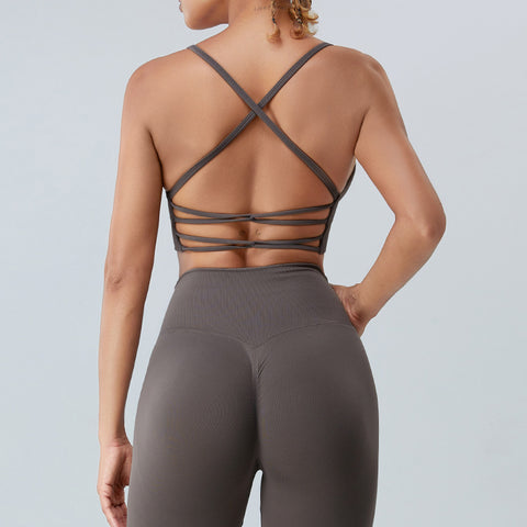 CardioFashion Female Unique Cross Back Sports Bras