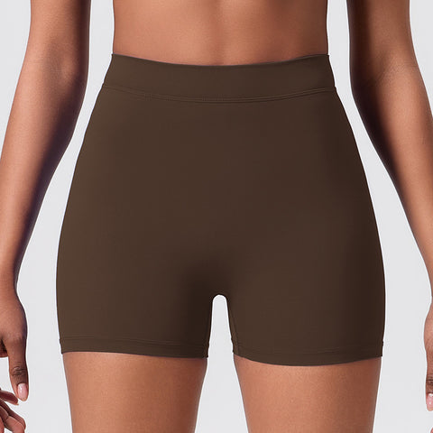 CardioFashion Female V-shaped Waist Female Scrunch Bum High-rise Hot Shorts