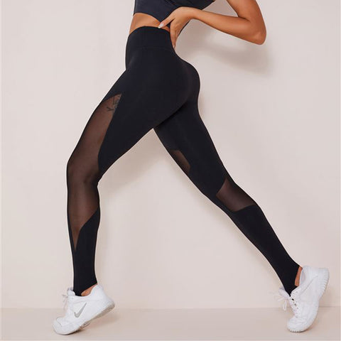 CardioFashion Female High-waist Mesh Leggings