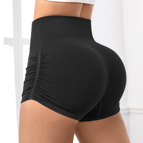 CardioFashion Female Ribbed Scrunch Bum Quick-drying Shorts