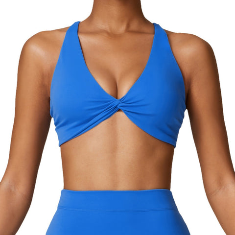 CardioFashion Female Cross Back Twist Sports Bras