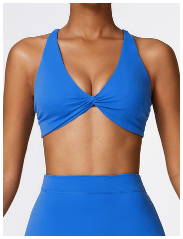 CardioFashion Female Cross Back Twist Sports Bras